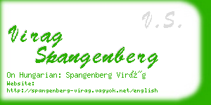 virag spangenberg business card